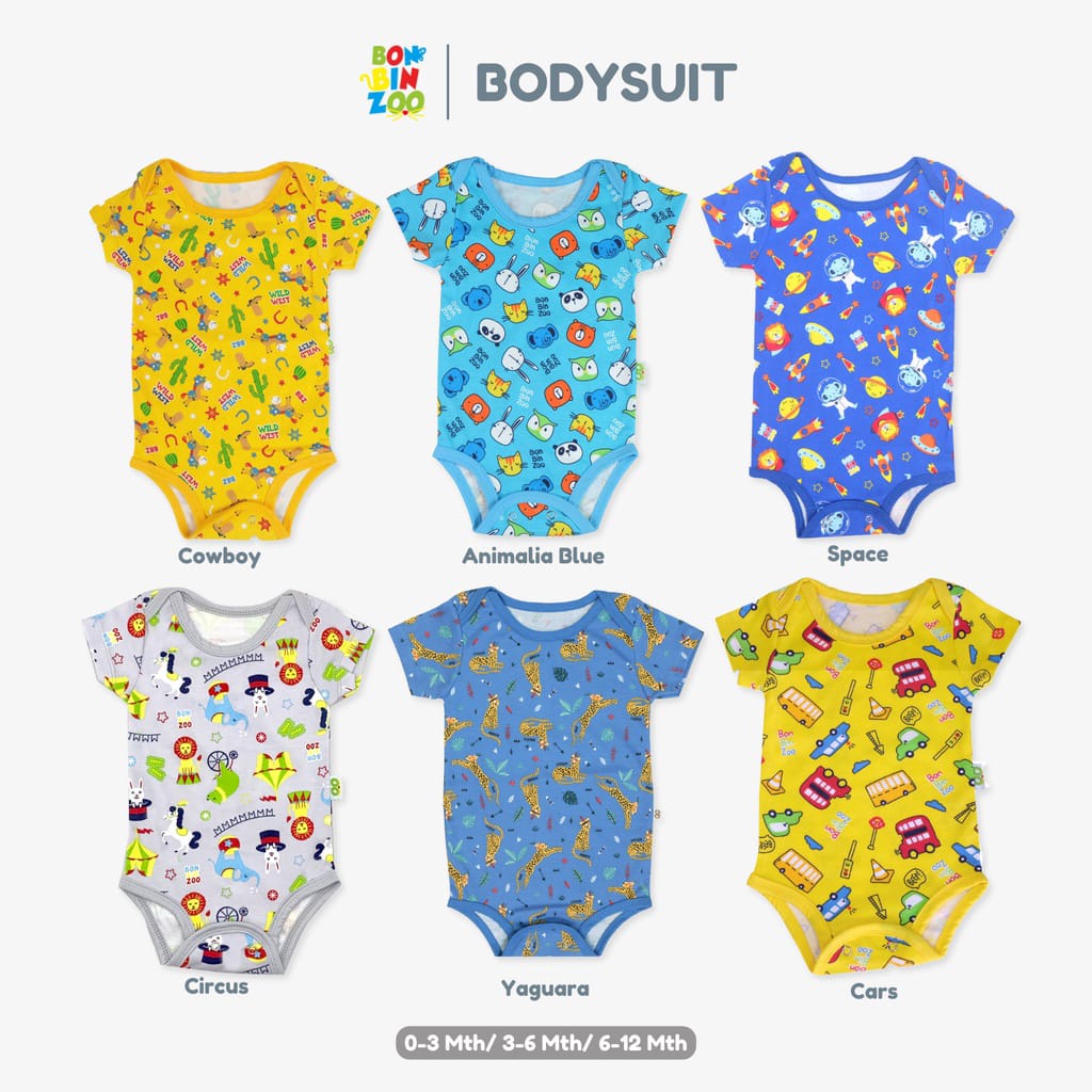 [Size 0-12m] BonBinZoo Jumper Kodok Bayi Motif Boy &amp; Girl Jumper Segitiga Bayi