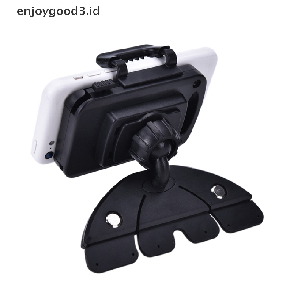 (Rready Stock) Bracket Dudukan Handphone iPhone Samsung Universal Untuk Slot CD Mobil