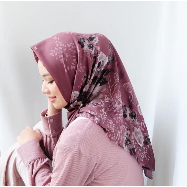 Promo !! Hijab Voal Segiempat Motif Kumala Series Jilbab Segiempat Voal Kerudung Segi Empat Motif