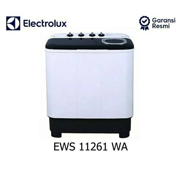 ELECTROLUX EWS13261WA Mesin Cuci 2 Tabung 12kg EWS13261 EWS13 Twin Tub Premium Series