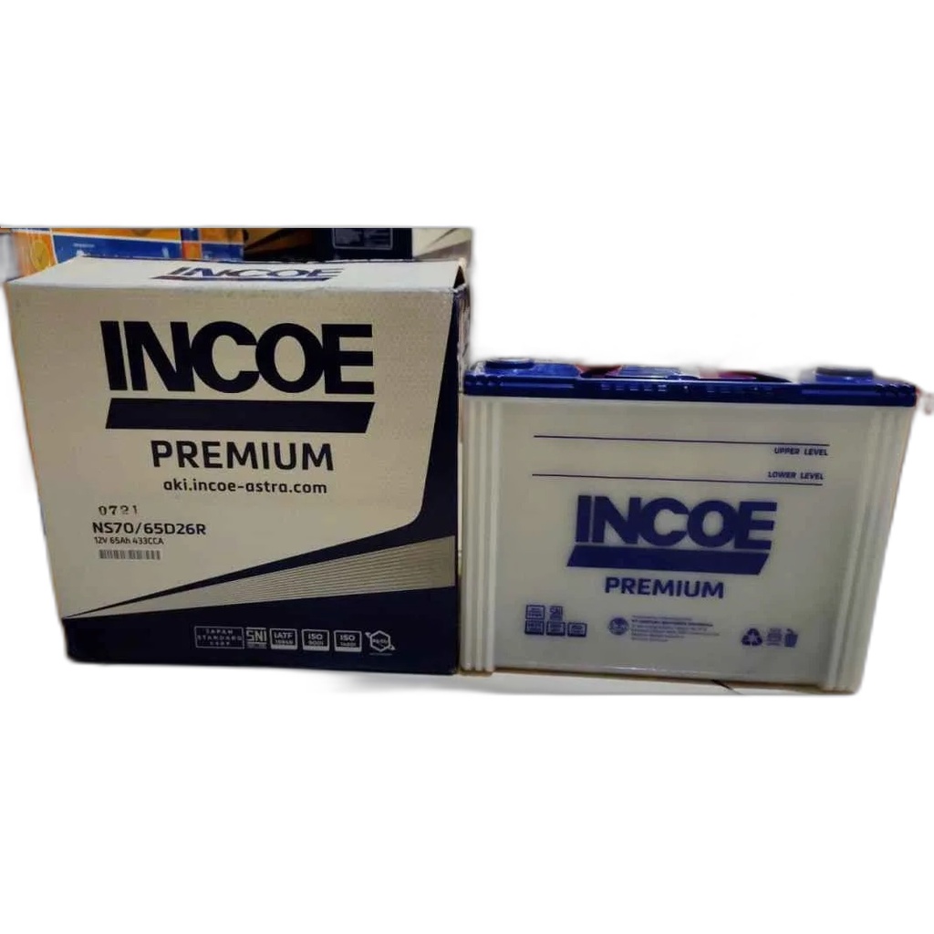 Jual AKI INCOE PREMIUM NS70 - ACCU INCOE NS70/65D26R ( free air zuur
