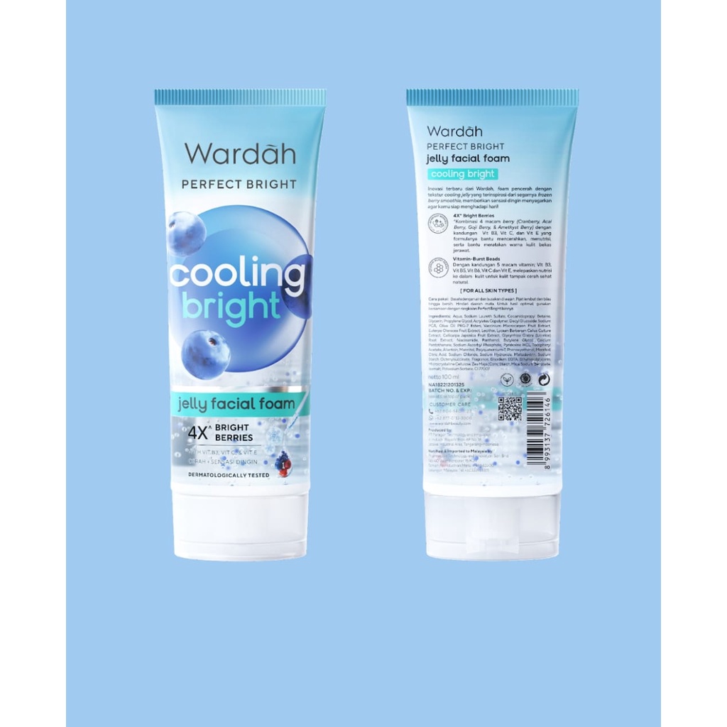 * AURORA * Wardah Perfect Bright Cooling Bright Jelly Facial Foam