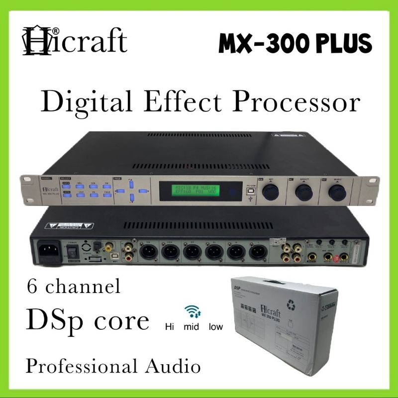 Dsp Core Procesor Musik Sound Hicraft MX 300 Plus 6 Channel Perfect