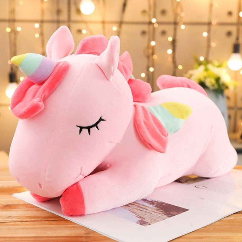 Boneka Unicorn Kuda Poni Jumbo / Little Pony Jumbo SNI Murah Halus Dan Super Lembut