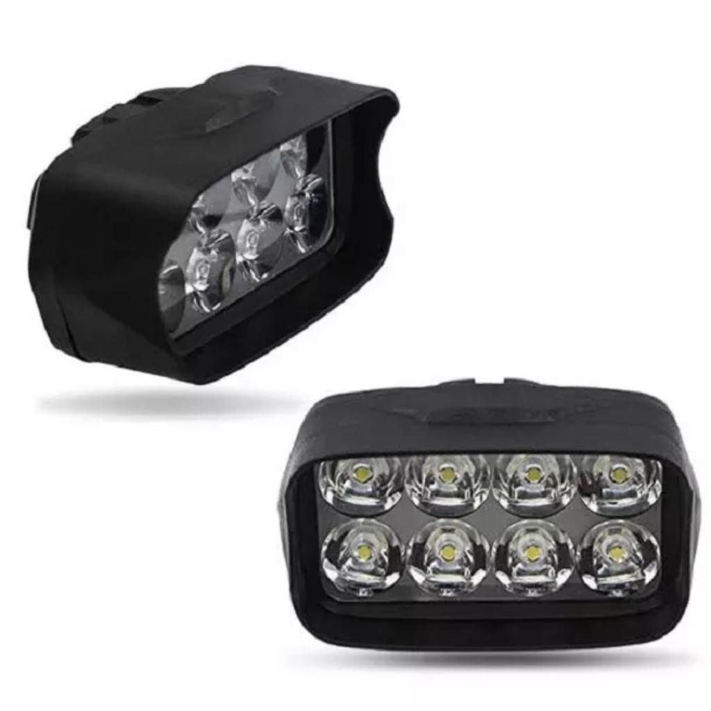 Lampu Tembak Lampu Sorot Cahaya Putih Motor Mobil 8 LED 12 LED 15 LED 16 LED