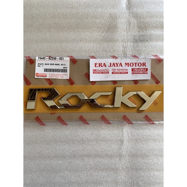 emblem ROCKY daihatsu rocky original