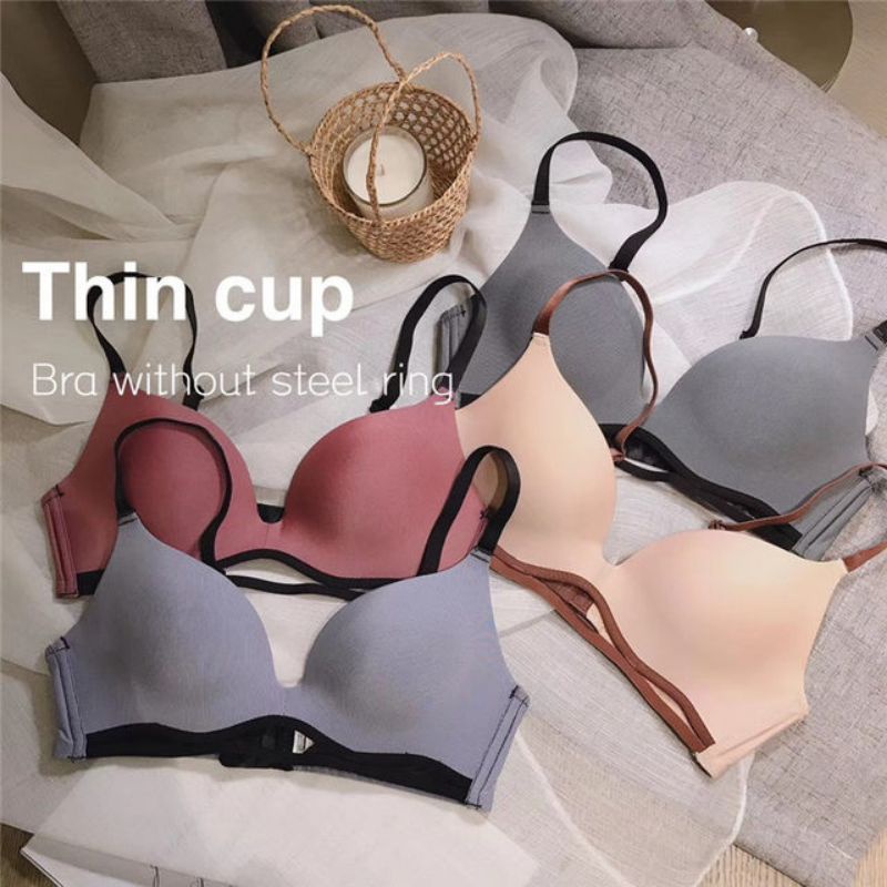 FINETOO FT39 Push Up Bra Busa Tanpa Kawat Pakaian Dalam BH Wanita Halus Nyaman