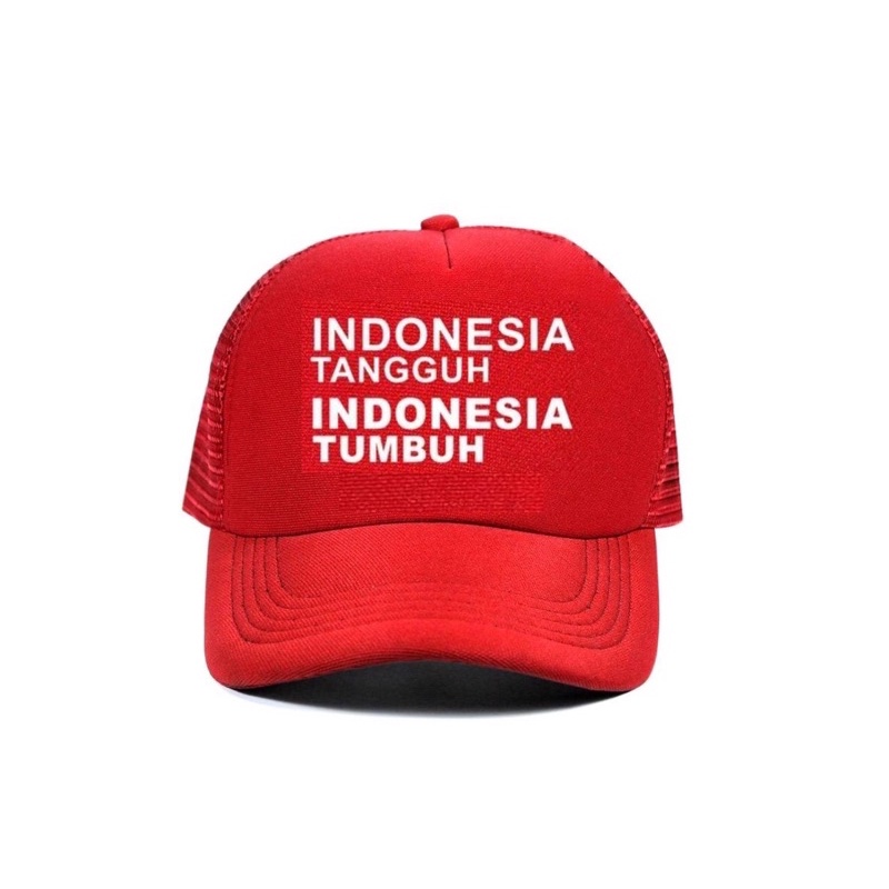 Topi Trucker INDONESIA TANGGUH &amp; TUMBUH