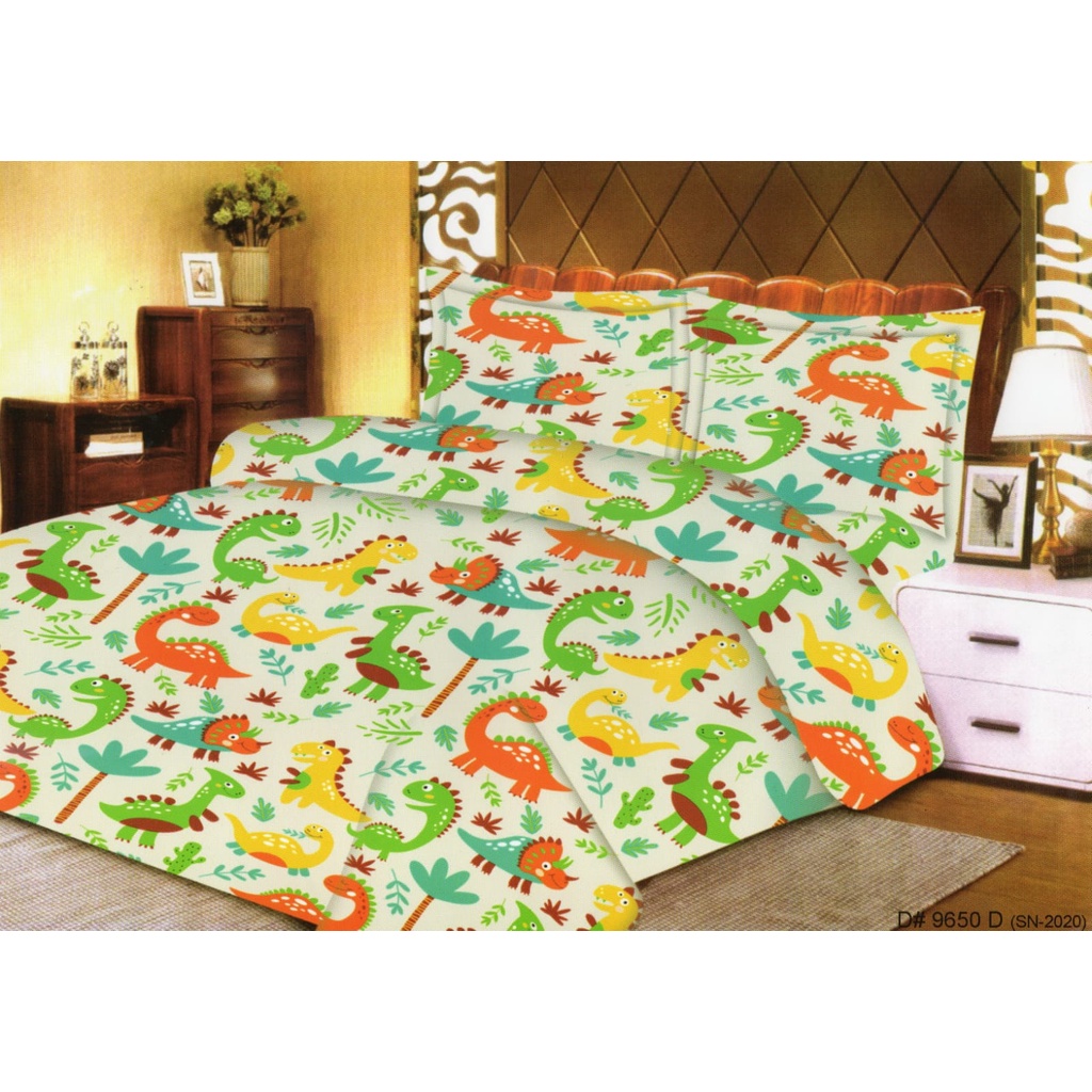 Sprei Motif Aesthetic Karakter Ukuran 120x200 160x200 180x200