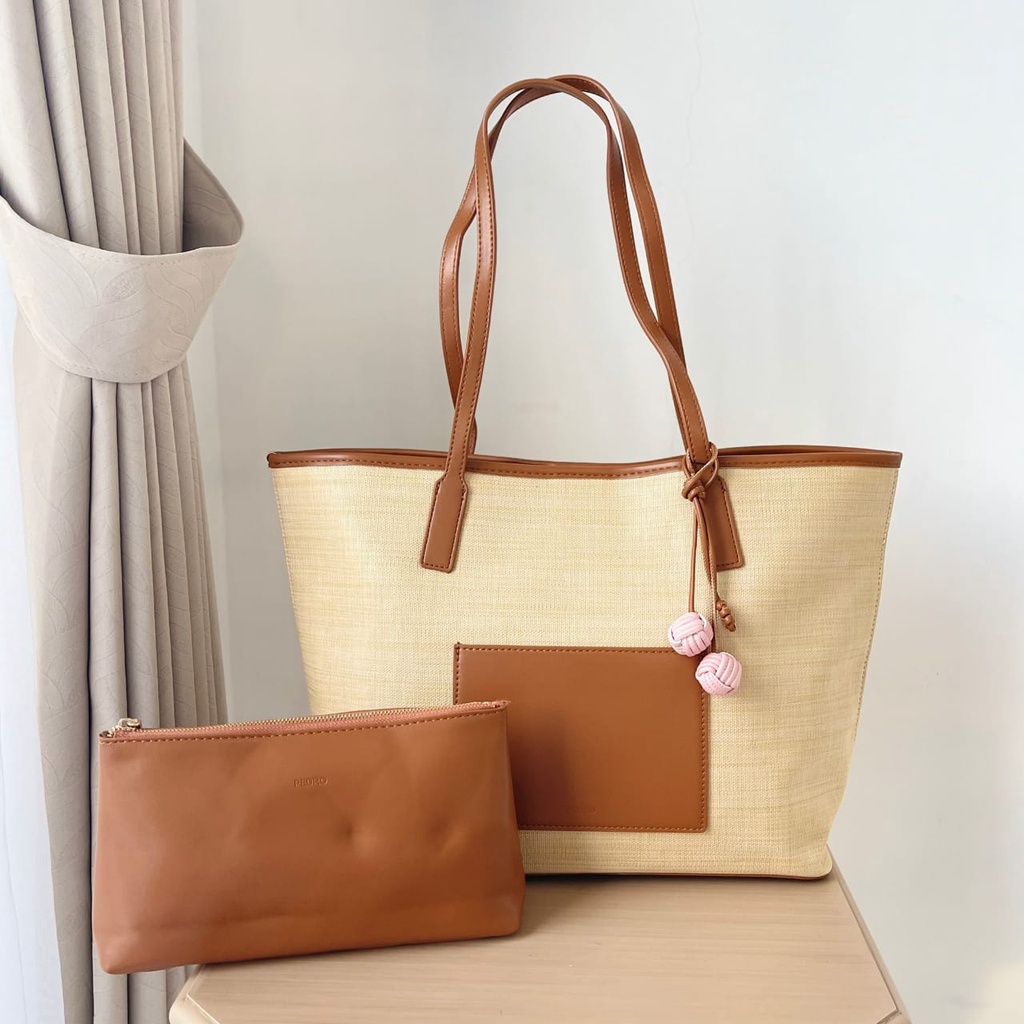 TAS WANITA  PDB-3671 TOTE BAG 2IN1