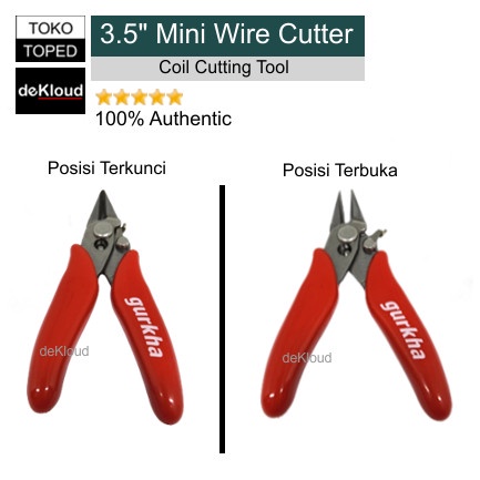 Original Gurkha Mini Wire Cutter 3.5 Inch | tang potong kawat Koil