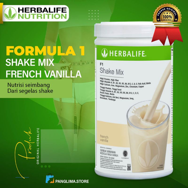❤️P5❤️[TERMURAH][BARCODE UTUH]SHAKE HERBALIFE/SHAKE VANILA/HERBALIFE NUTRISI/MINUMAN NUTRISI/MINUMAN