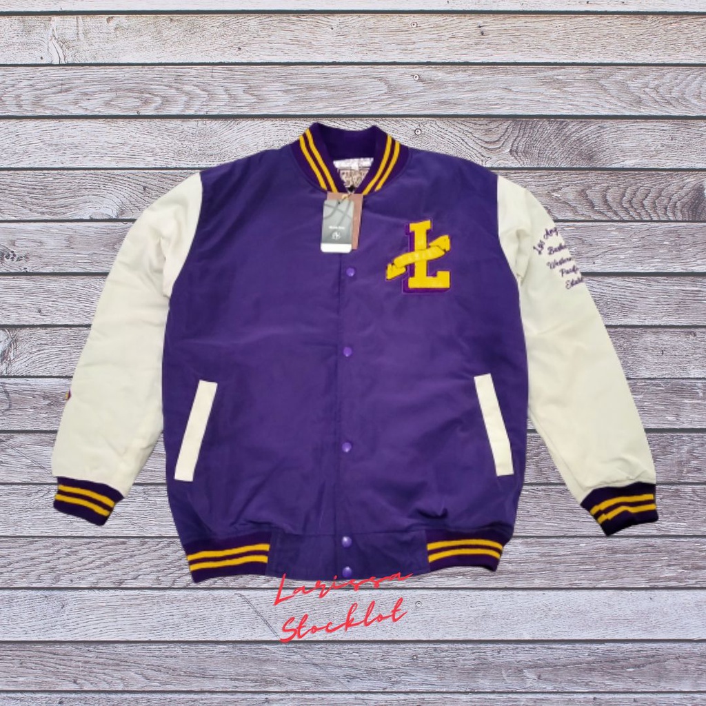 VARSITY LAKERS PURPLE FULLTAG MIRRO | HOODIE JAKET LAKERS MITCHELEE&NESS FULLTAG MIRROR