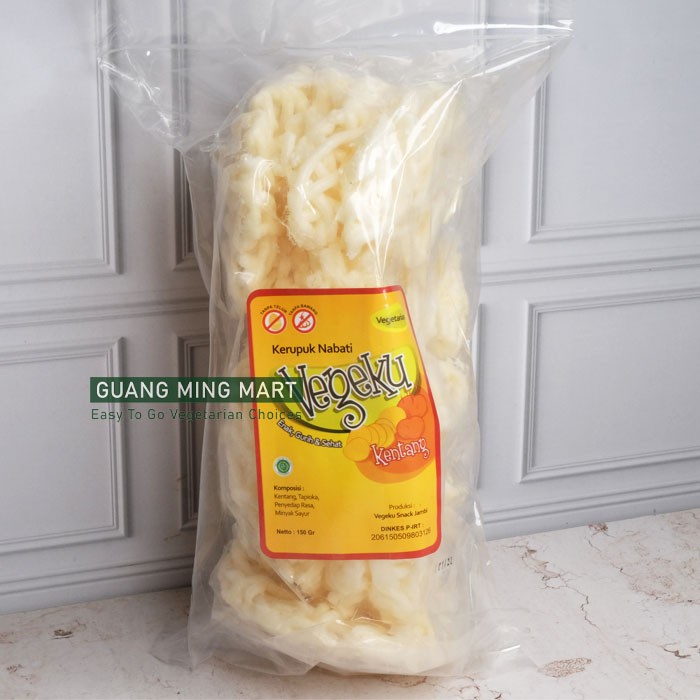 

NEW Kerupuk - Krupuk Keriting Jumbo Vegeku Vegetarian & Vegan