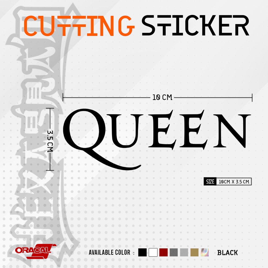 Cutting Sticker Queen | Stiker Queen | Stiker Band | Queen