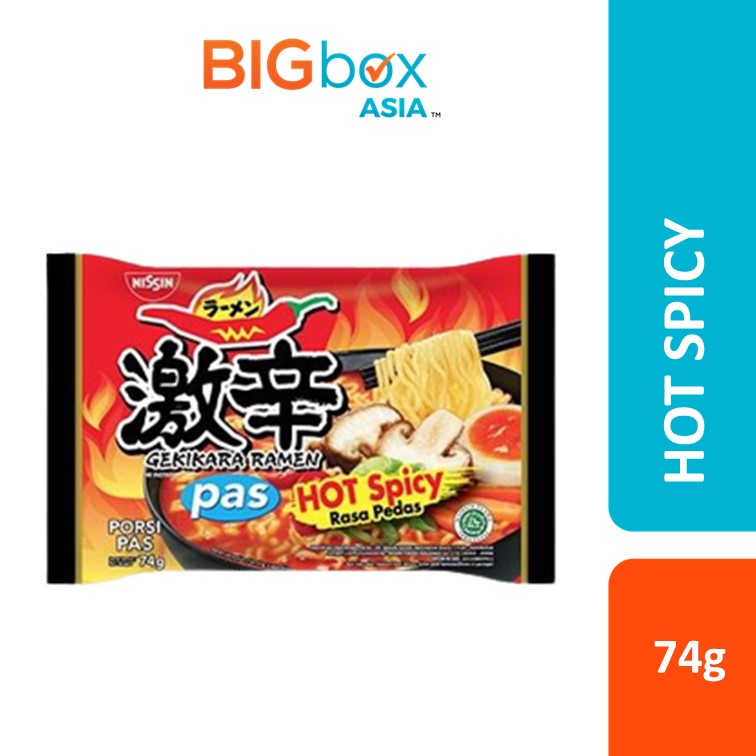 Jual Nissin Mie Gekikara Pas Hot Spicy 74g Exp 27 Feb 2023