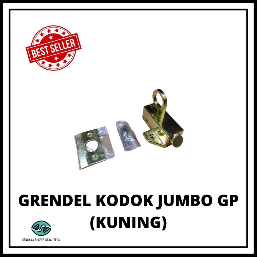 Spring Knife Knip Tebal Jumbo Kuning GP Grendel Kodok Slot Jendela