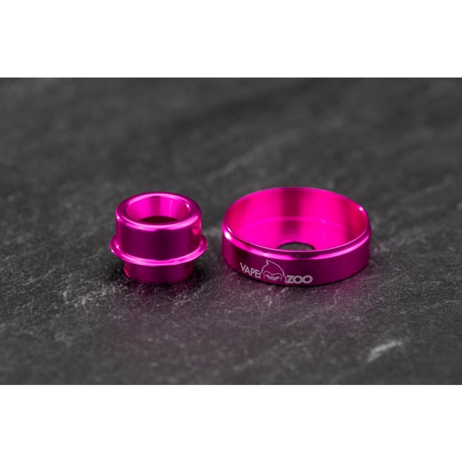 Spare Part Legal RDA Widebord DripTip + Katchring Alumunium Polished