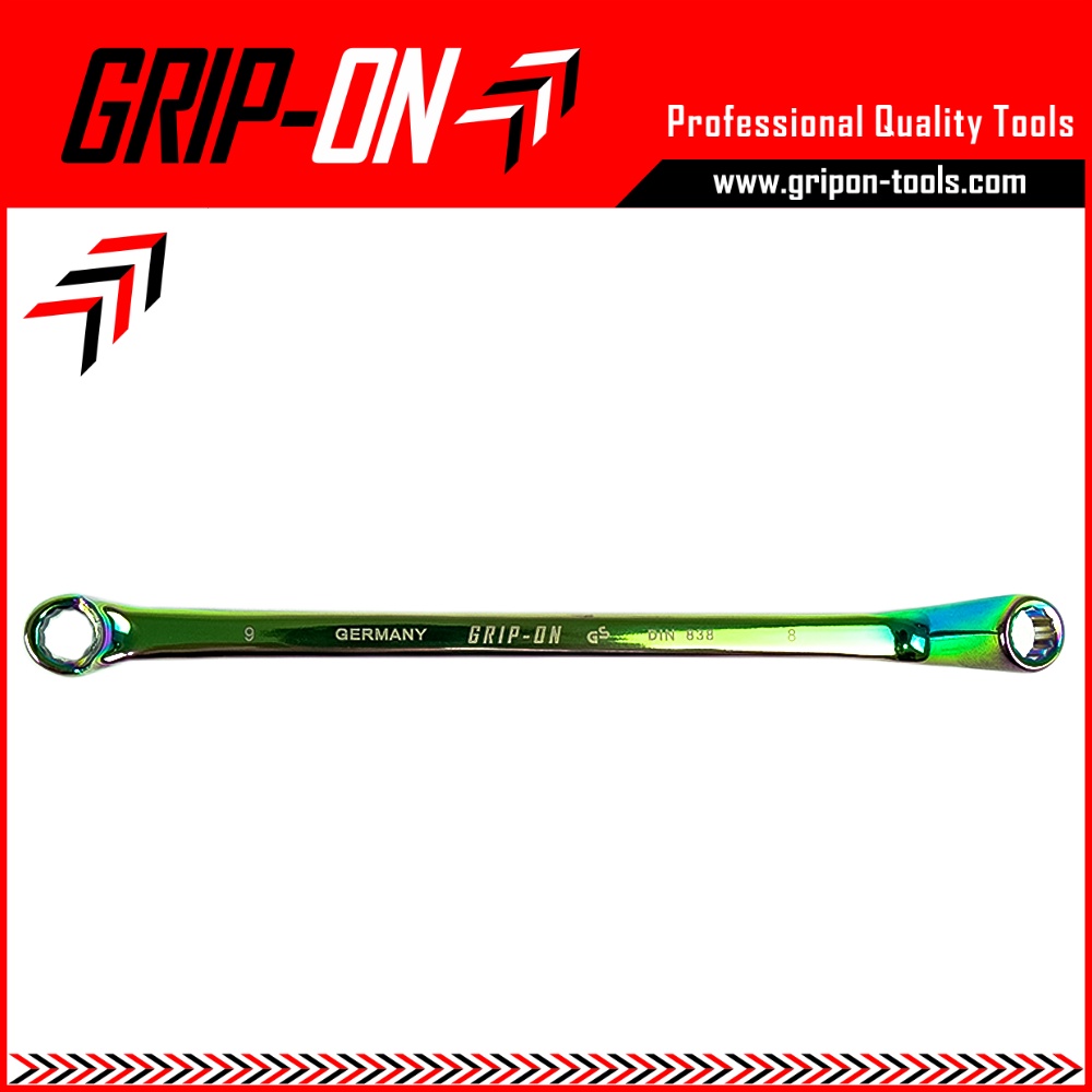 GRIP ON 18-851 KUNCI RING 8 X 9 MM TITANIUM BENGKOK RING SPANNER 8X9