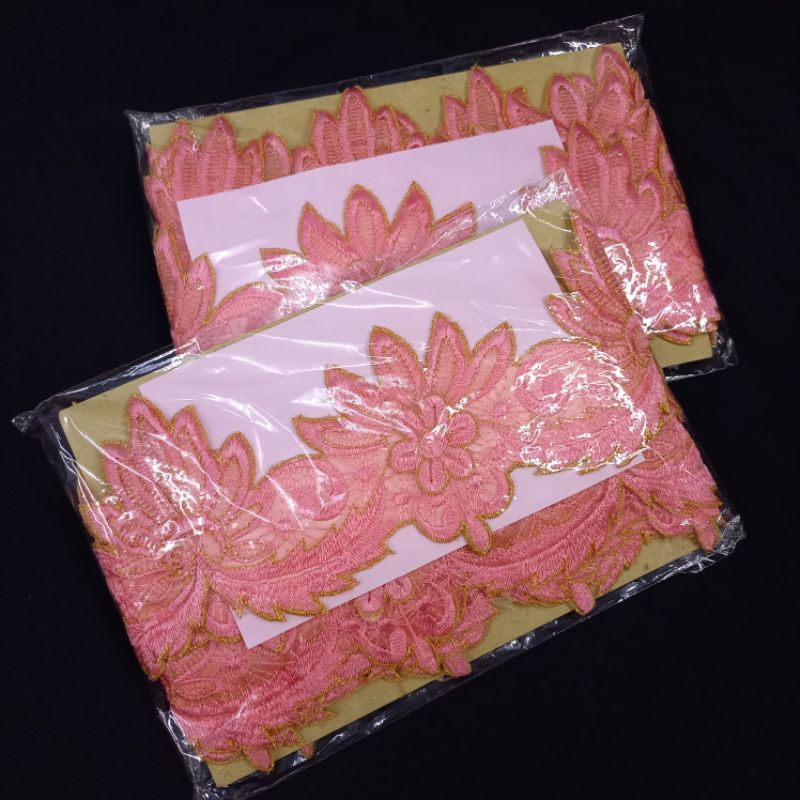 Renda Bordir  LKL 14 ROL /Renda Hiasan Baju