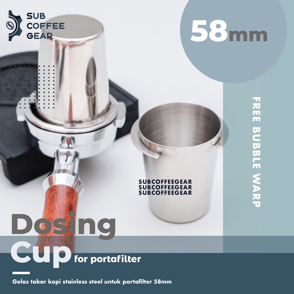 COFFEE DOSING CUP ESPRESSO PORTAFILTER 58MM DOSER CUP DOSING RING DOSER RING COFFEE FUNNEL GRINDER E