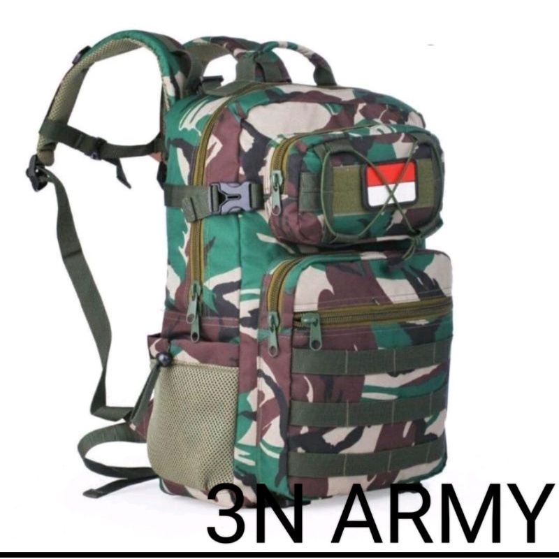 Tas Ransel Libanon Loreng TNI/ Tas Punggung Pria