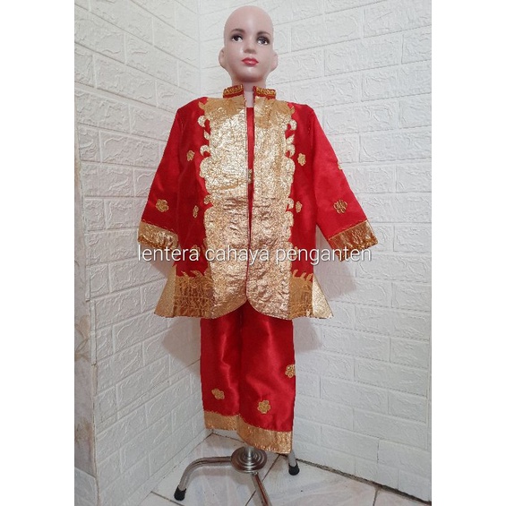 baju tk anak-anak/baju karnaval/baju pawai merah
