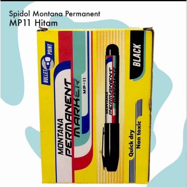 [12PCS] Spidol PERMANENT MONTANA MP11