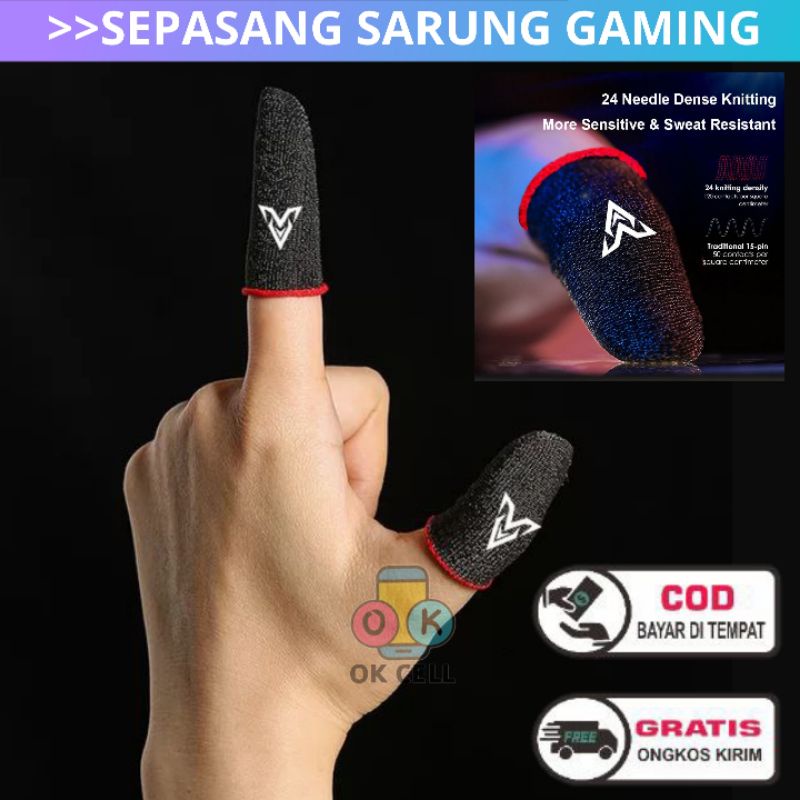 Sarung Tangan Game Jempol Anti Keringat Buat Gaming Esport Super Sensitif Premium