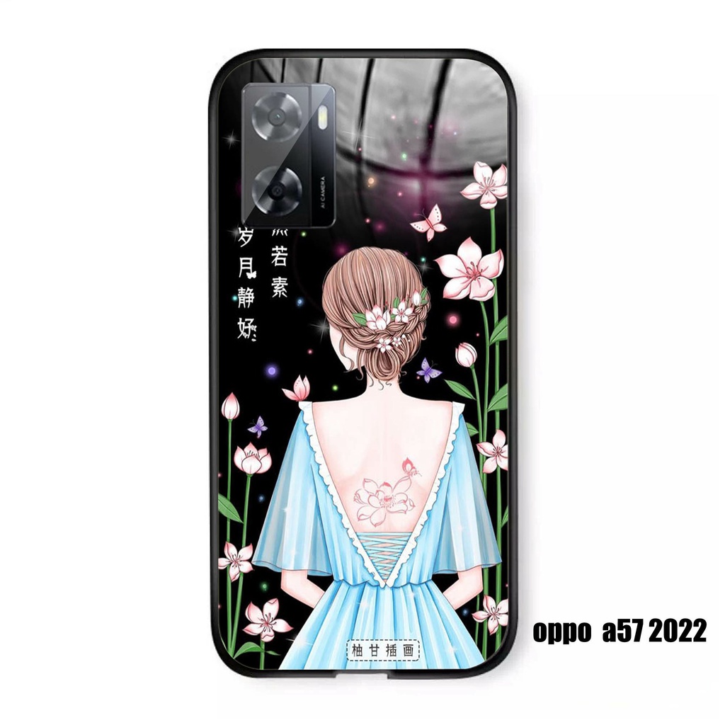 (U 153) Softcase Kaca Glossy Oppo A57 2022 Oppo A77s - Case Oppo A57 2022 Oppo A77s - Softcase Kaca 