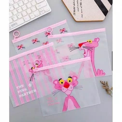 Pouch Zip Lock Kosmetik Transparan Motif Kaktus Tas Kosmetik Karakter Kuda Poni ZipLock Plastik Macan Pink Zipper Lock Alat Tulis ATK Murah Import