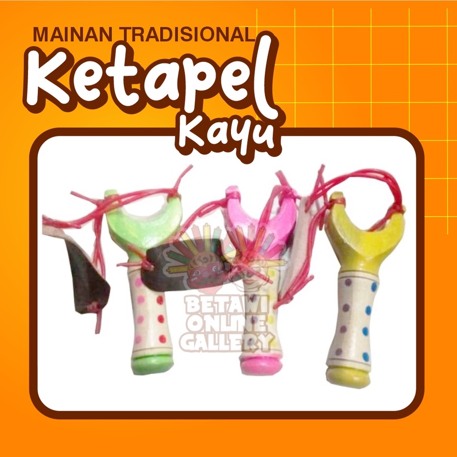 Mainan Tradisional Ketapel Kayu / Mainan Ketapel Kayu