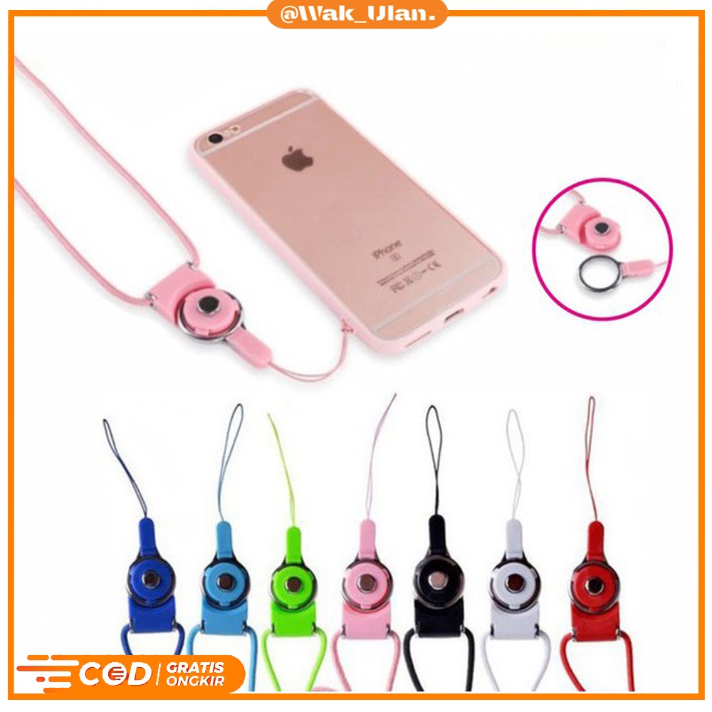 Tali HP Smartphone smart Phone handphone id card kartu nomor nomer ujian strap gantungan Model Kalung