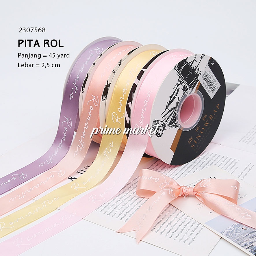 

Pita Roll Buket Bunga Pita Kado Flower Bouquet Ribbon Pita Roll 40 & 45 meter (2307568)