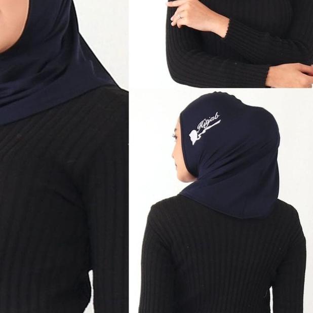 Hijab Jilbab Kerudung Atasan Sport Sports Sporty Olahraga Wanita Cewek Perempuan Muslim Muslimah Kek