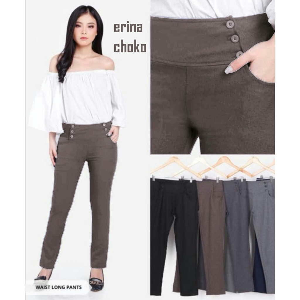 Celana Erina | Vist Celana Pants Panjang Wanita