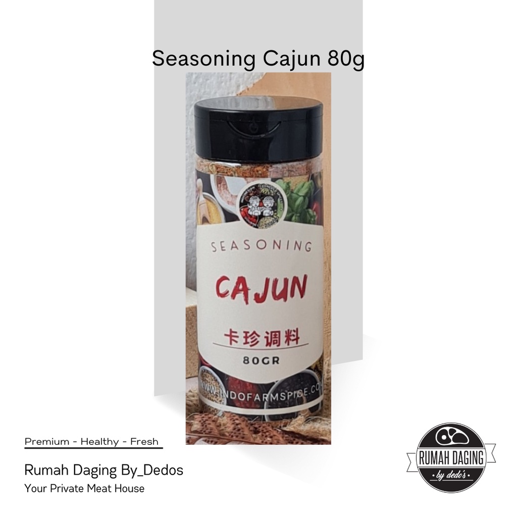 

SEASONING CAJUN 80g | BUMBU DAGING SAUS DRESSING