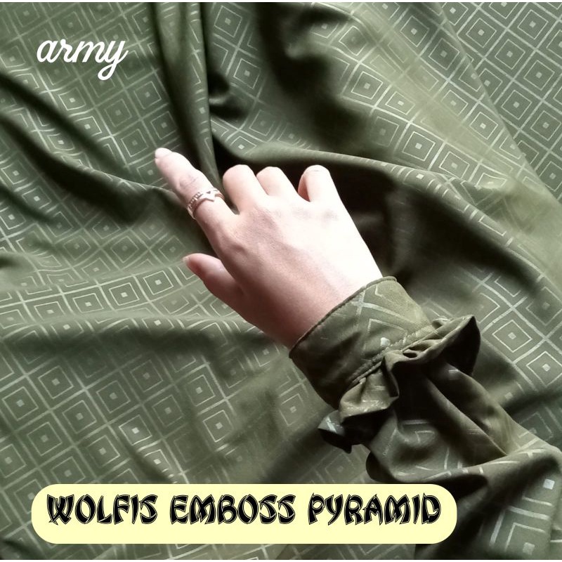gamis syari wolfis embos motif-7