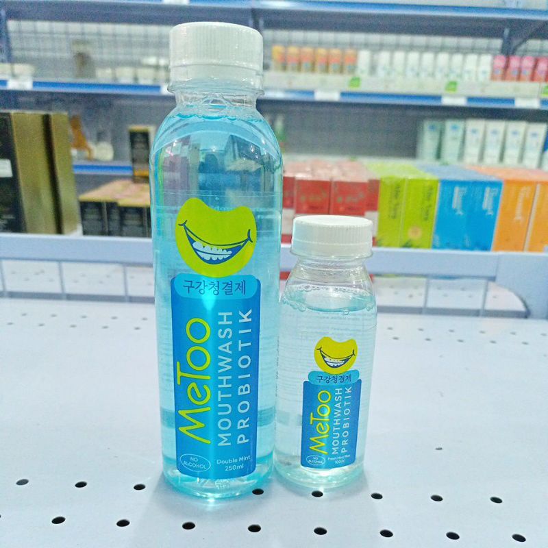 MeToo Obat Kumur Probiotik/ Fresh Mint Mouthwash No Alcohol