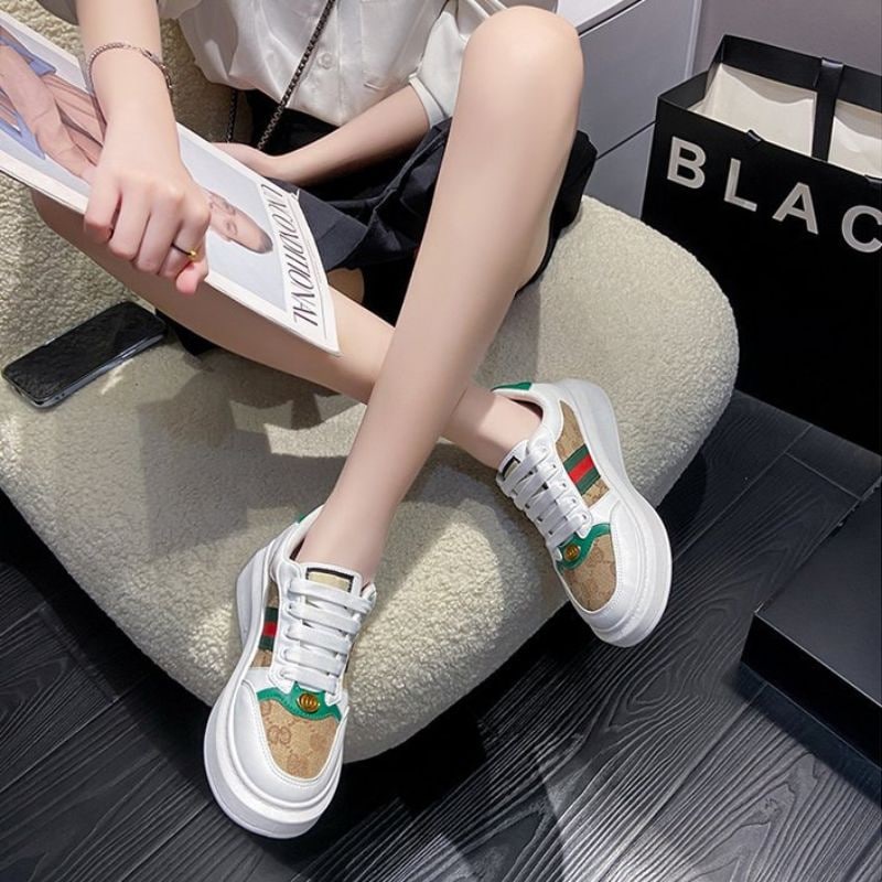 DDS12377 Sepatu Sneakers Wanita Fashion Import MonoG Ready Jakarta Bisa COD (With Box)