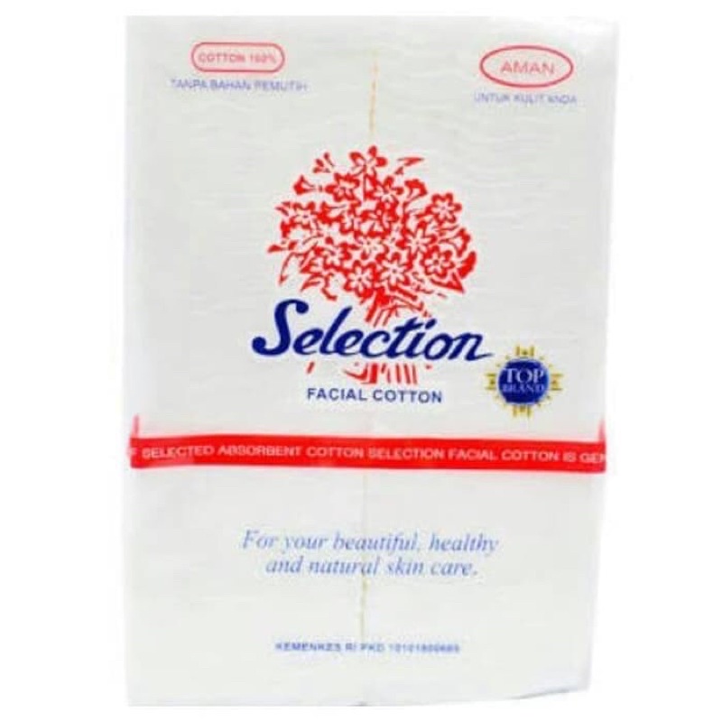 kapas selection facial cotton 35gr|50gr|75gr|80/cotton ball /cotton bud