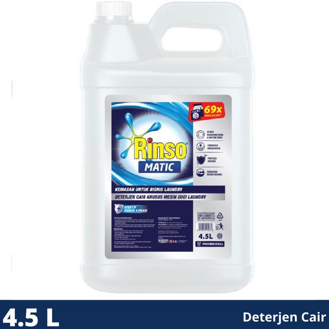 Rinso Detergent Liquid Professional Matic 5 Liter