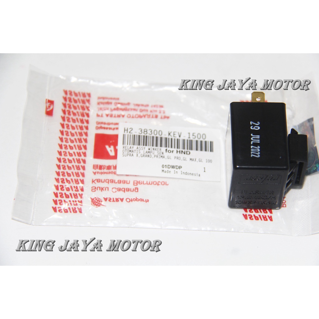 FLASHER ASPIRA SEMUA MOTOR BEBEK HONDA YAMAHA SUZUKI H2-38300-KEV-1500