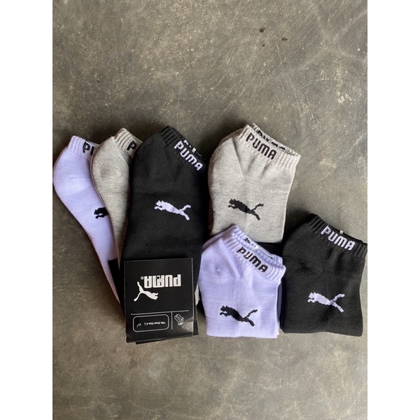 Kaos Kaki Puma Orginal Sock Pendek Mata Kaki untuk Olahraga Gym Sekolah