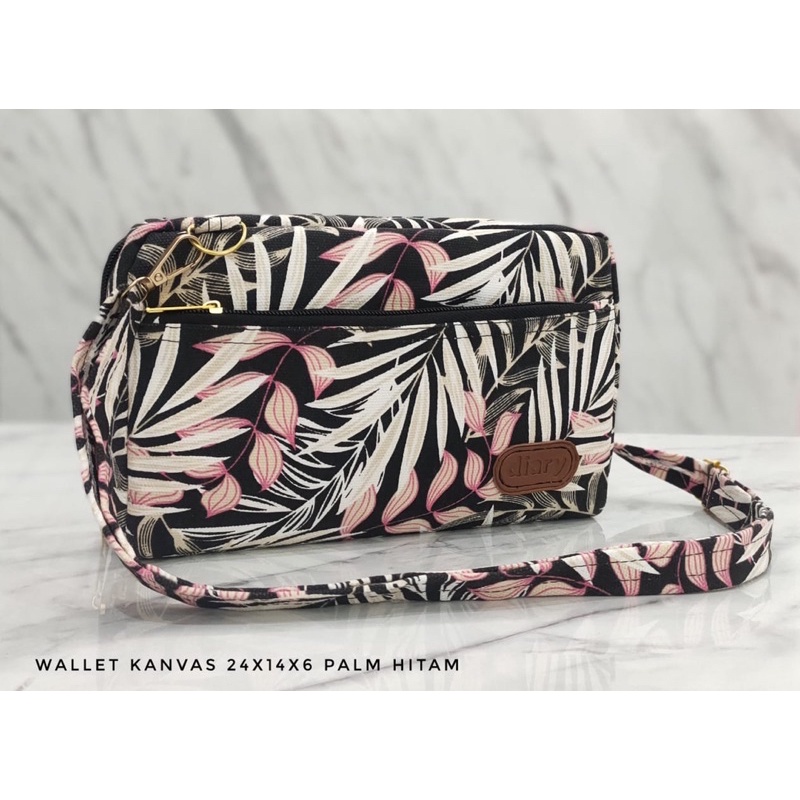 DOMPET WANITA SELEMPANG TAS WANITA TAS KERJA / WALLET KANVAS