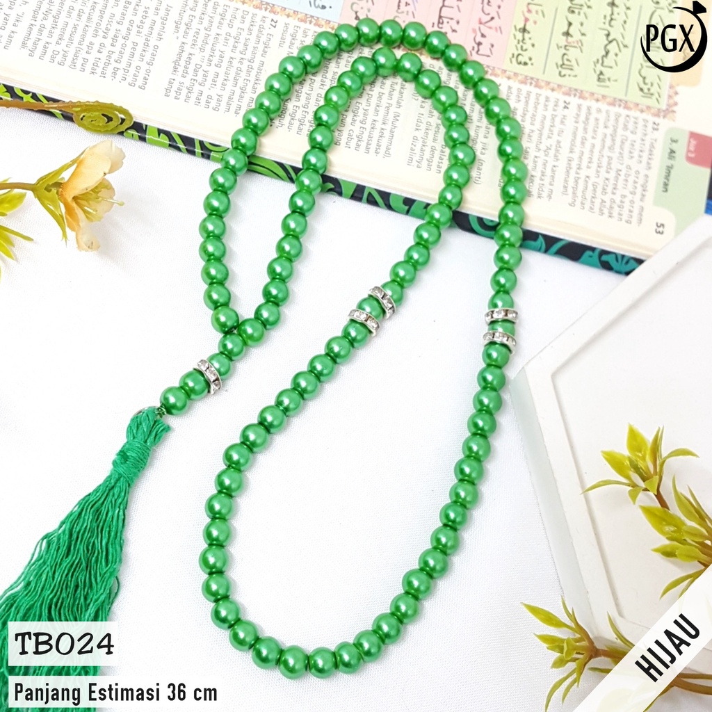 PGX Tasbih Mutiara / Kristal Mewah 99 Butir Fashion Muslim TB024