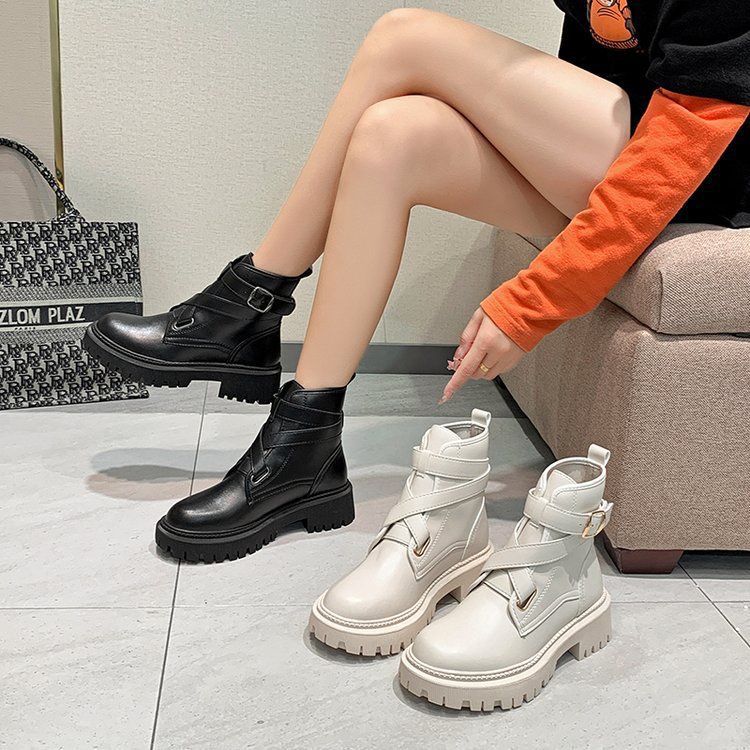 [ ORIGINAL IMPORT ] Sepatu Boots Velco Wanita Korea Import Premium Quality SI185