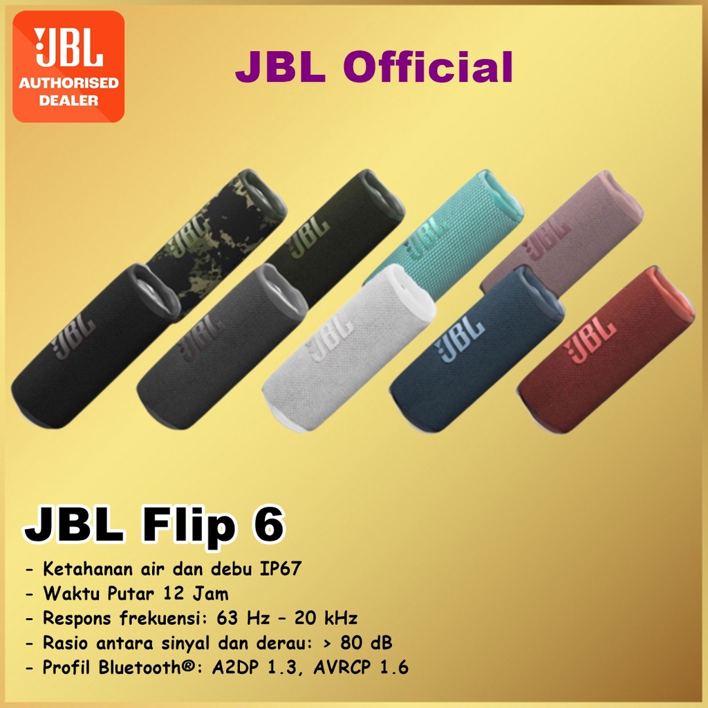 JBL Flip 6 Portable Wireless Bluetooth Speaker Flip6