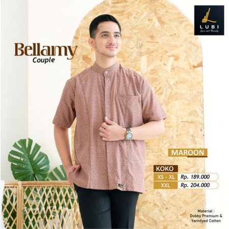 Gamis Couple kekinian By Lubi terbaru Bellamy