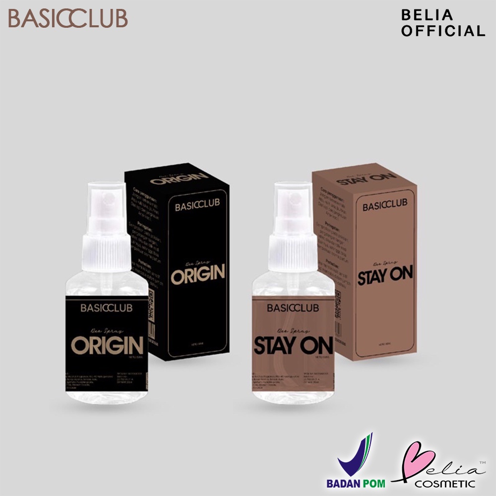 ❤ BELIA ❤ BASICCLUB Deodorant Spray 50ml | STAY ON | ORIGIN | Deodorant by Geamoore | BPOM